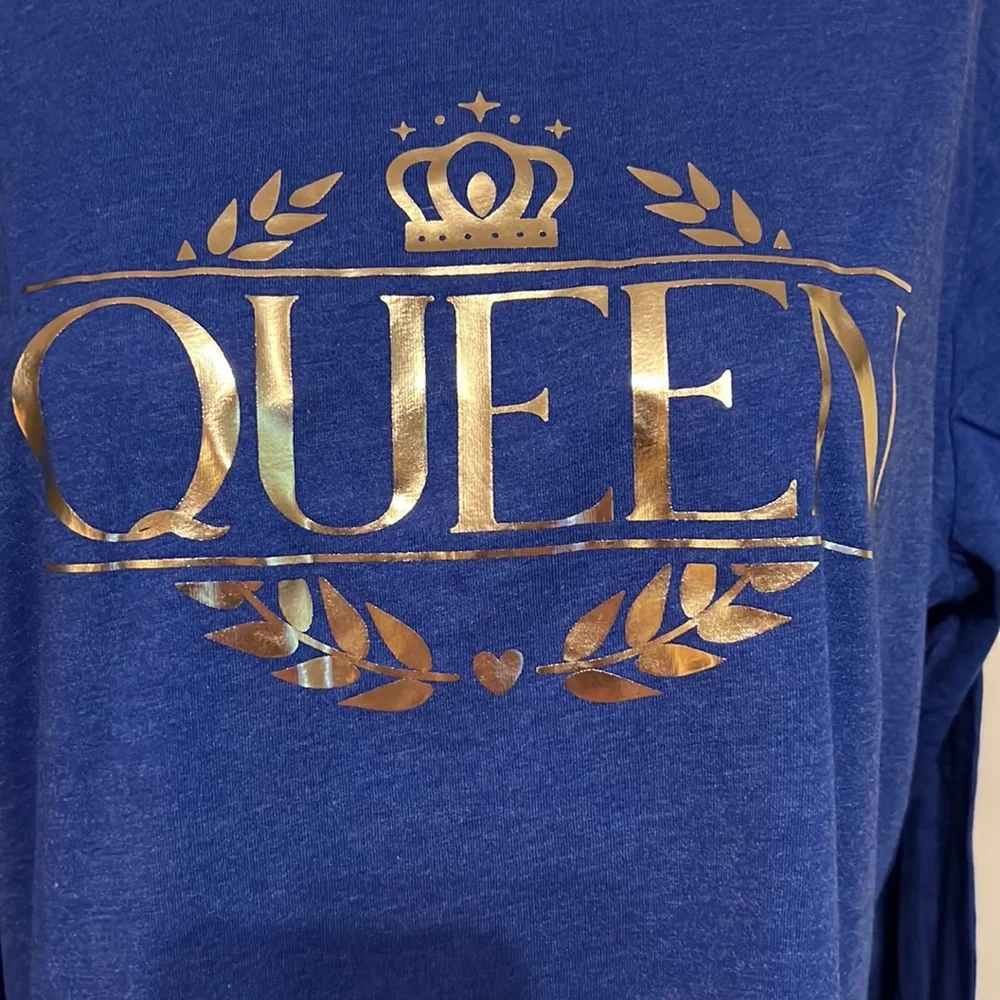 Queen shirt NWT royal blue